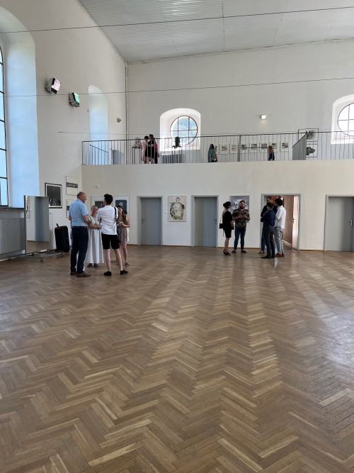 fotorelacja wystawy Wrocławskiej Szkoły Grafiki - Impresoria. Obraz uwielbiony, Evangelik, Ziębice