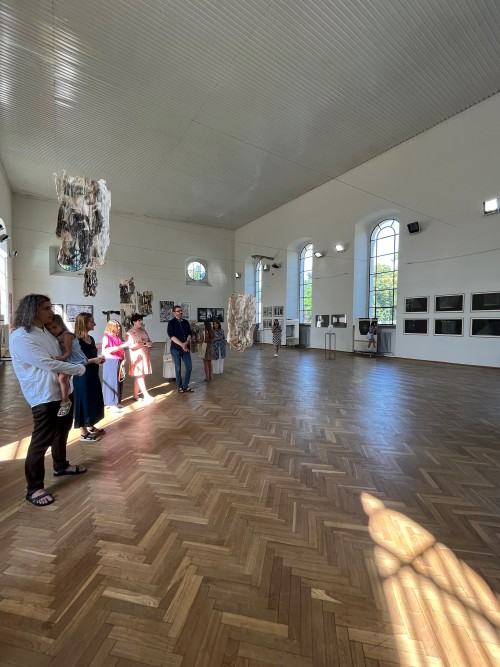 fotorelacja wystawy Wrocławskiej Szkoły Grafiki - Impresoria. Obraz uwielbiony, Evangelik, Ziębice