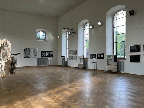 fotorelacja wystawy Wrocławskiej Szkoły Grafiki - Impresoria. Obraz uwielbiony, Evangelik, Ziębice