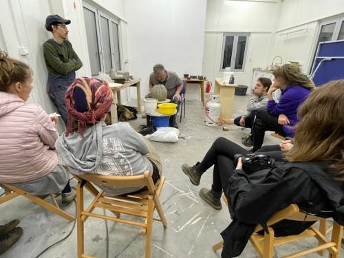 ,,Odkrywanie ognia’’ - rozładunek pieca Tongkama w Luboradowie ,,Odkrywanie ognia’’ - rozładunek pieca Tongkama w Luboradowie