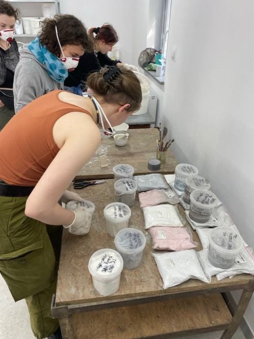 Ceramiczne działania warsztatowe w Luboradowie Ceramiczne działania warsztatowe w Luboradowie