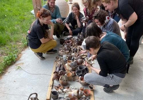 Ceramiczne działania warsztatowe w Luboradowie Ceramiczne działania warsztatowe w Luboradowie