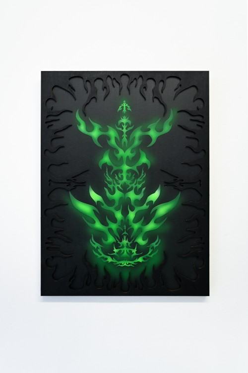 Justyna Baśnik, Adoratio, exhibition view, Łęctwo