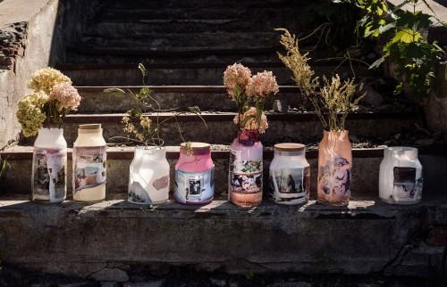 kalina-banka-kulka-afterimages-blown-glass-with-fused-roll-ups-elements-4-objects