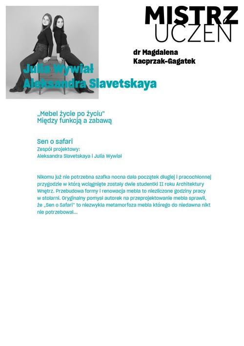 Wystawa Mistrz-Uczeń. Wydziału Architektury Wnętrz, Wzornictwa i Scenografii Widok wystawy. Wystawa „Mistrz-Uczeń” pedagogów i studentów Wydziału Architektury Wnętrz, Wzornictwa i Scenografii ASP we Wrocławiu na Politechnice Śląskiej w Gliwicach