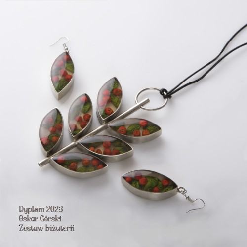 Oskar Górski, Zestaw biżuterii, 2023, zdj. autor