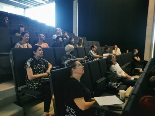 Zdjęcie z sympozjum Research Metchod in Visual Arts