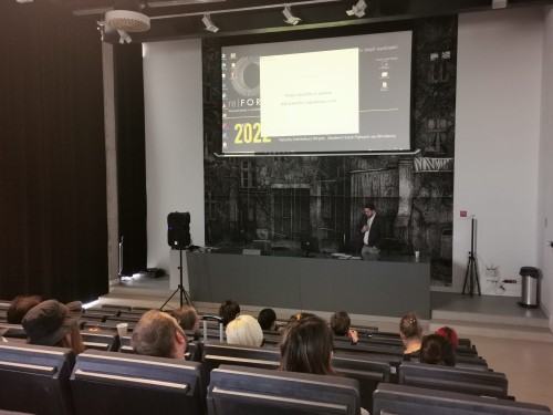 Zdjęcie z sympozjum Research Metchod in Visual Arts