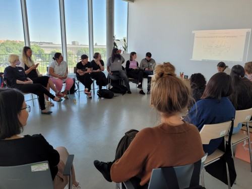 Zdjęcie z sympozjum Research Metchod in Visual Arts