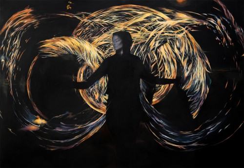 Zofia Walkowiak, bez tytułu I, technika akryl na płótnie, 2023, zdj. Katarzyna Rutkowska