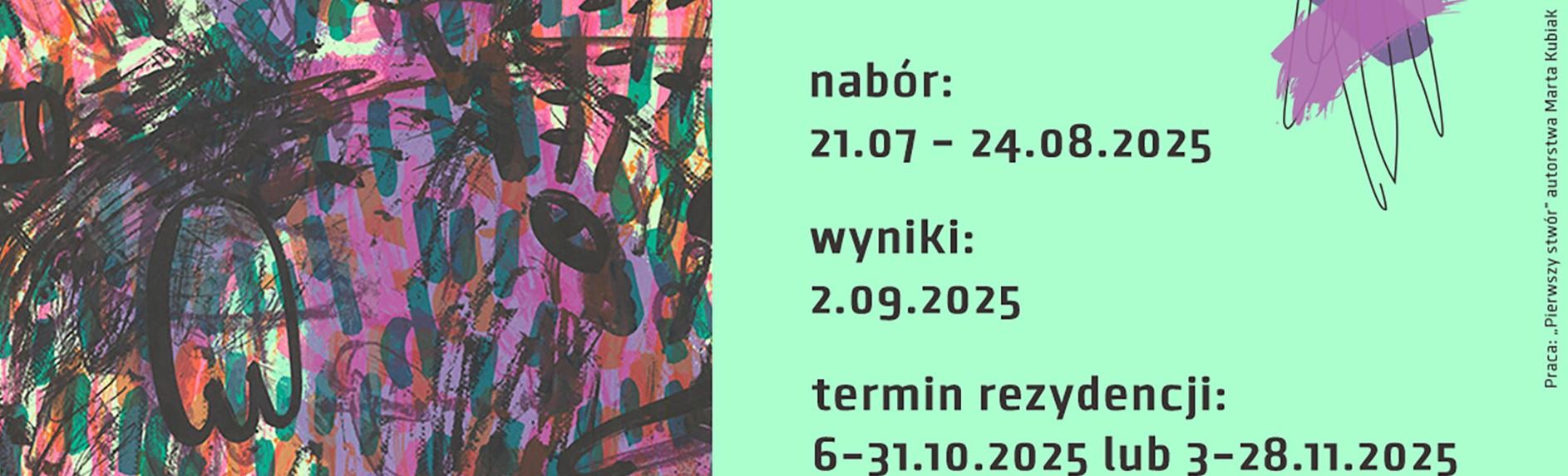 Nabór na rezydencję artystyczną