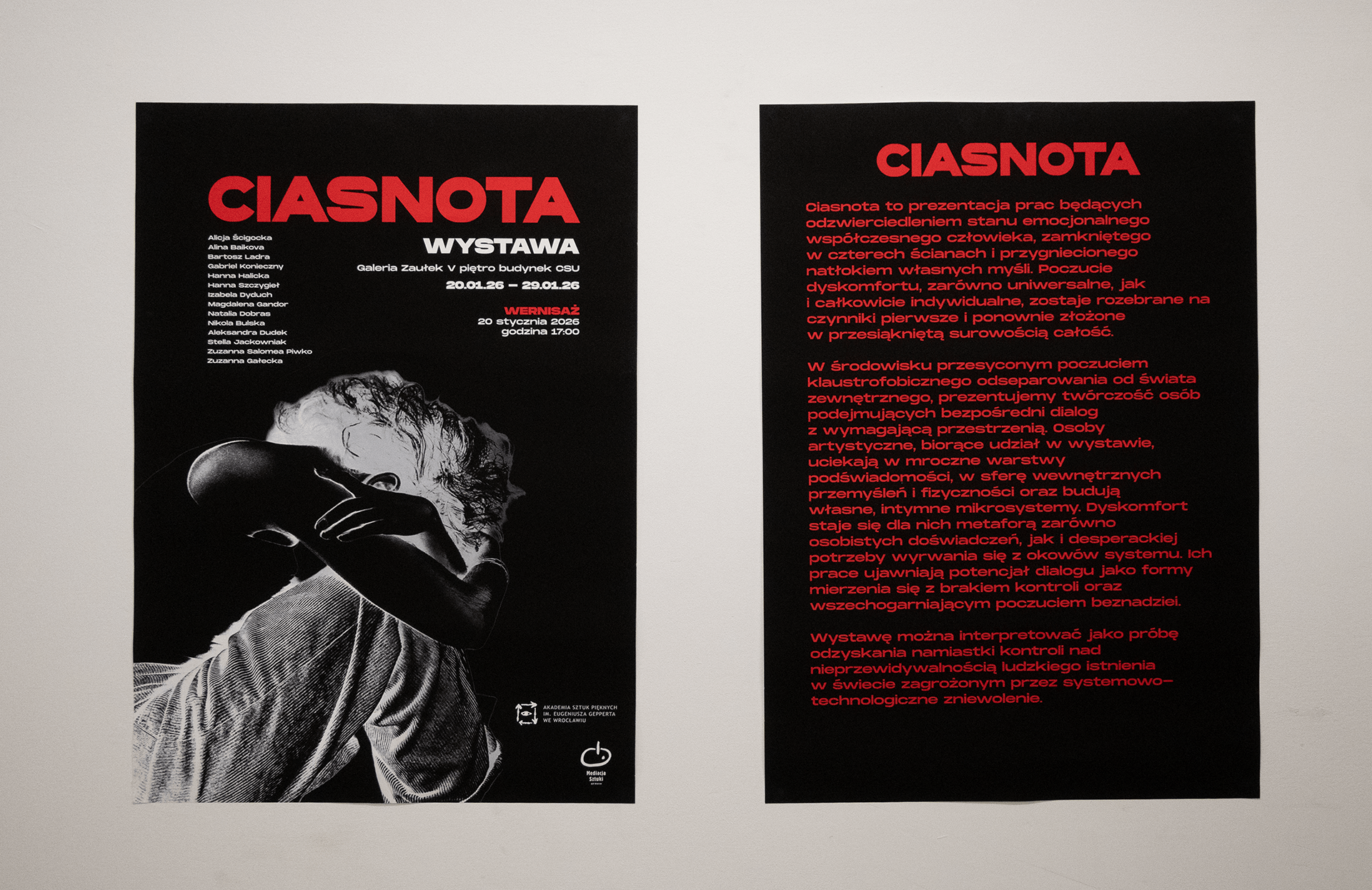 Otwarcie wystawy: Ciasnota, zdj. Tymoteusz Husarz