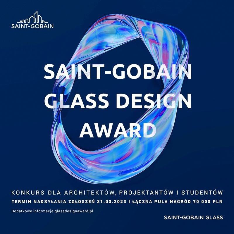 Grafika promująca konkurs Saint-Gobain Glass Design Award