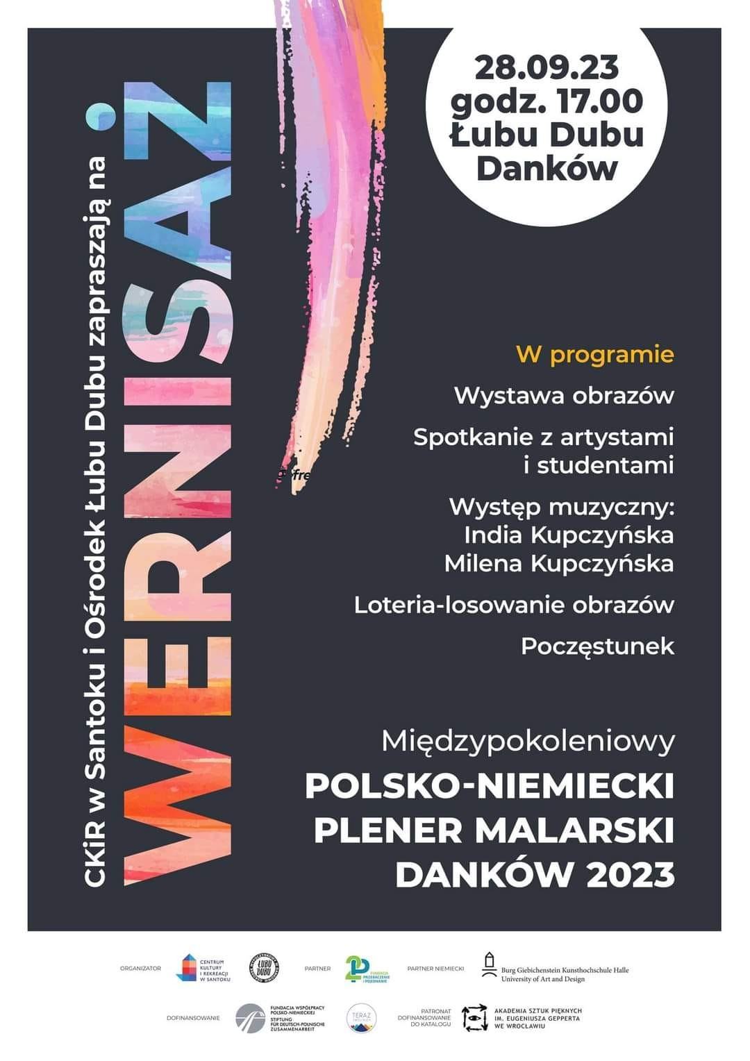 Międzypokoleniowy Polsko-Niemiecki Plener Malarski. Danków 2023