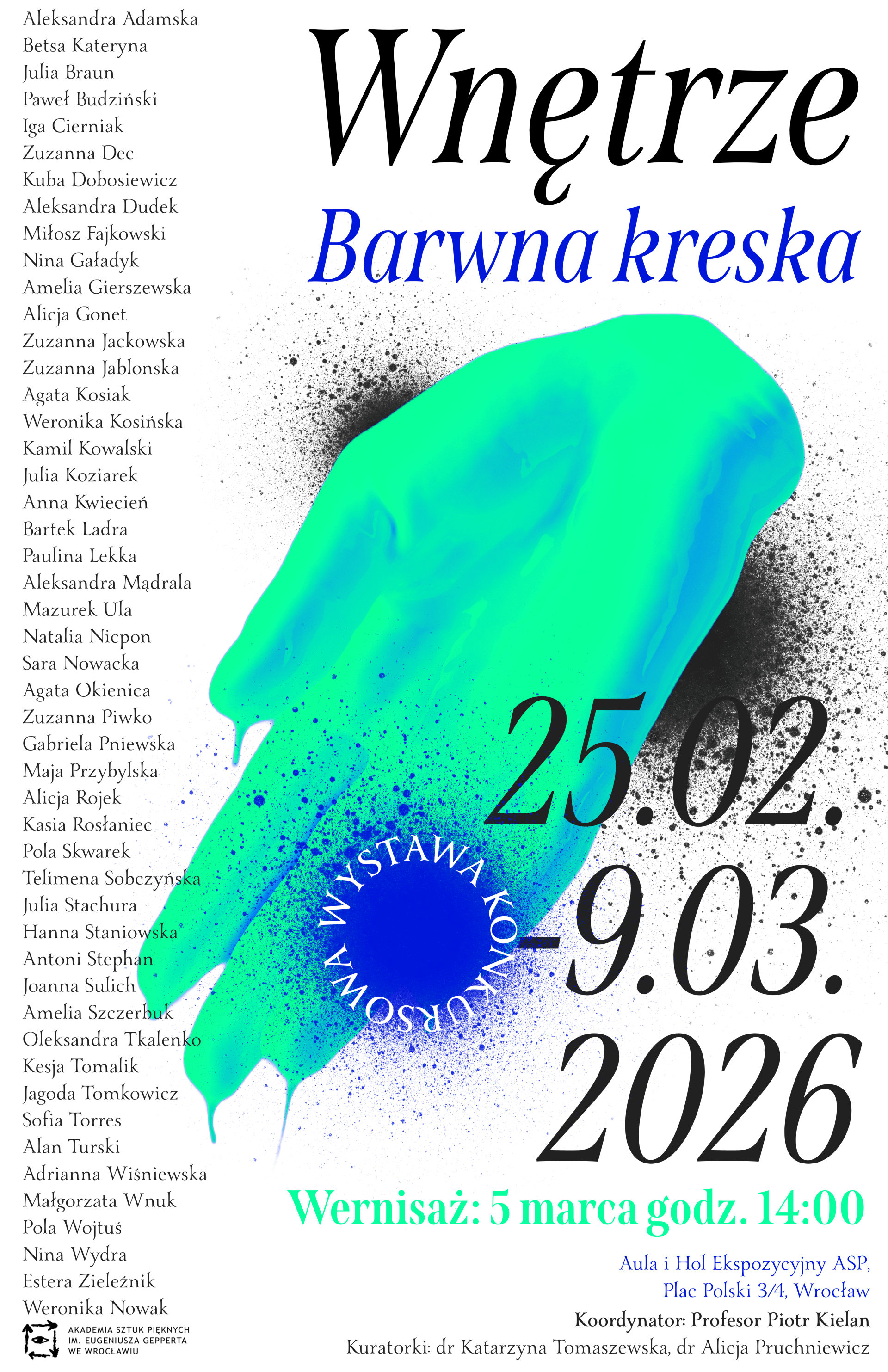 Wnętrze. Barwna kreska