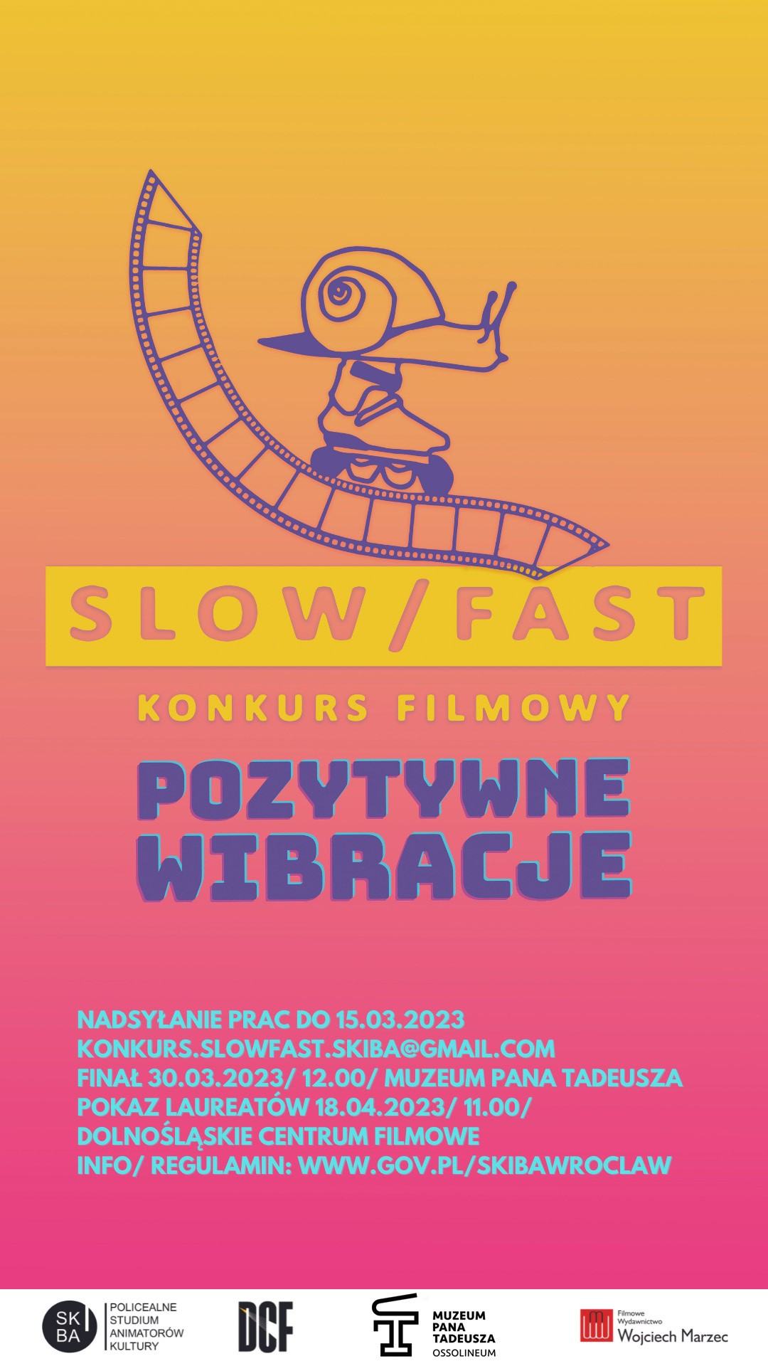 Grafika promująca konkurs Slow/Fast