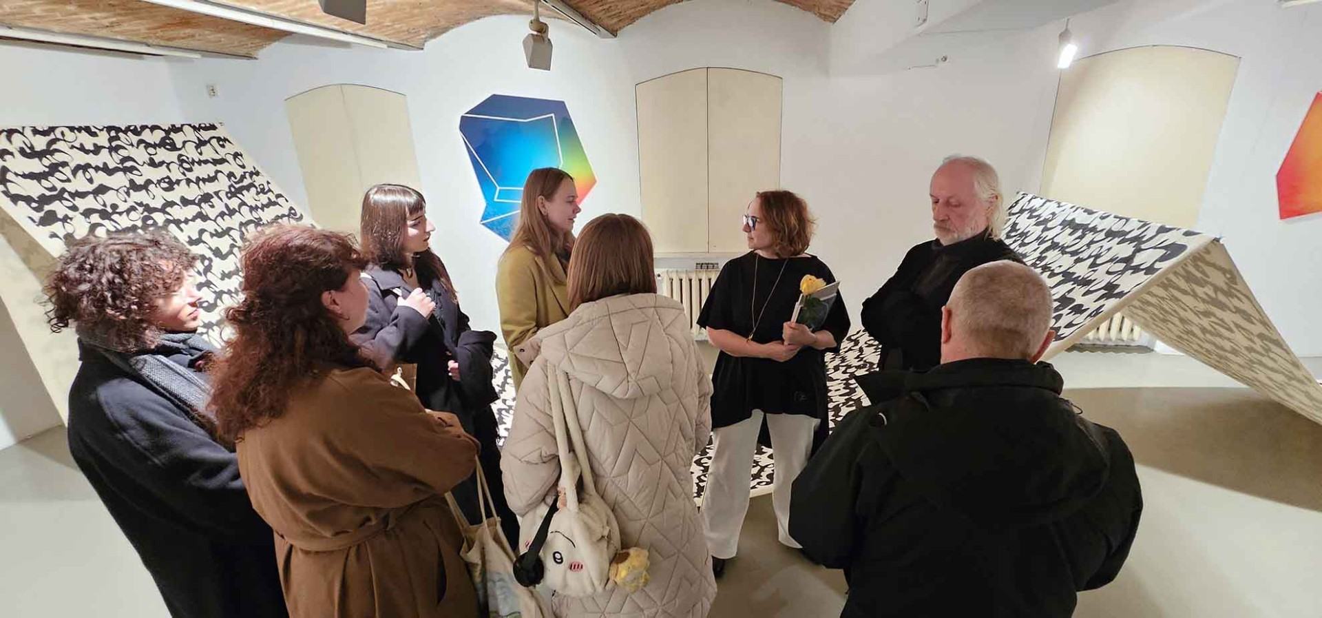 Między znakiem a obrazem w Galerii AT, zdj. Małgorzata Banaszkiewicz