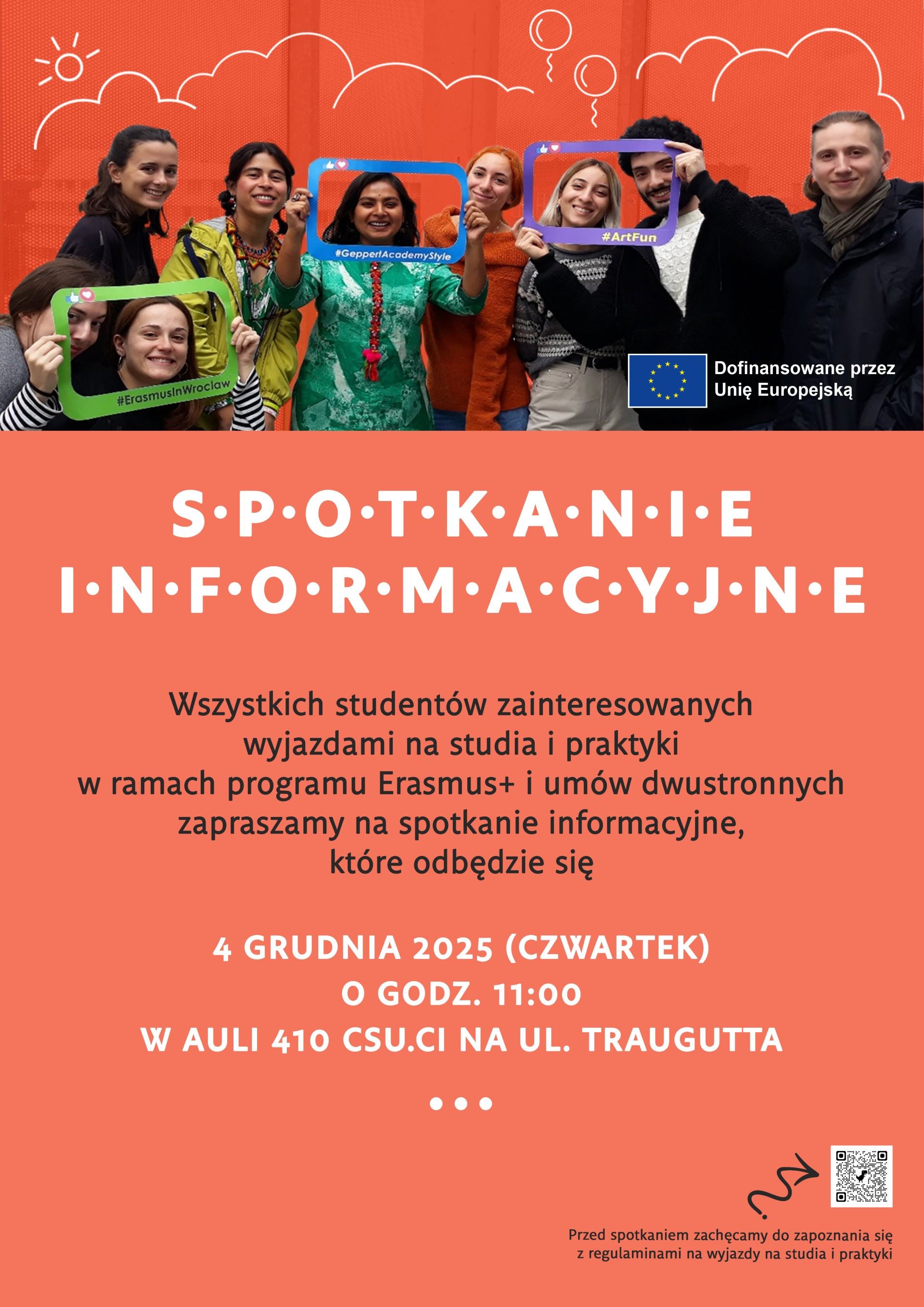 Spotkanie informacyjne Erasmus+