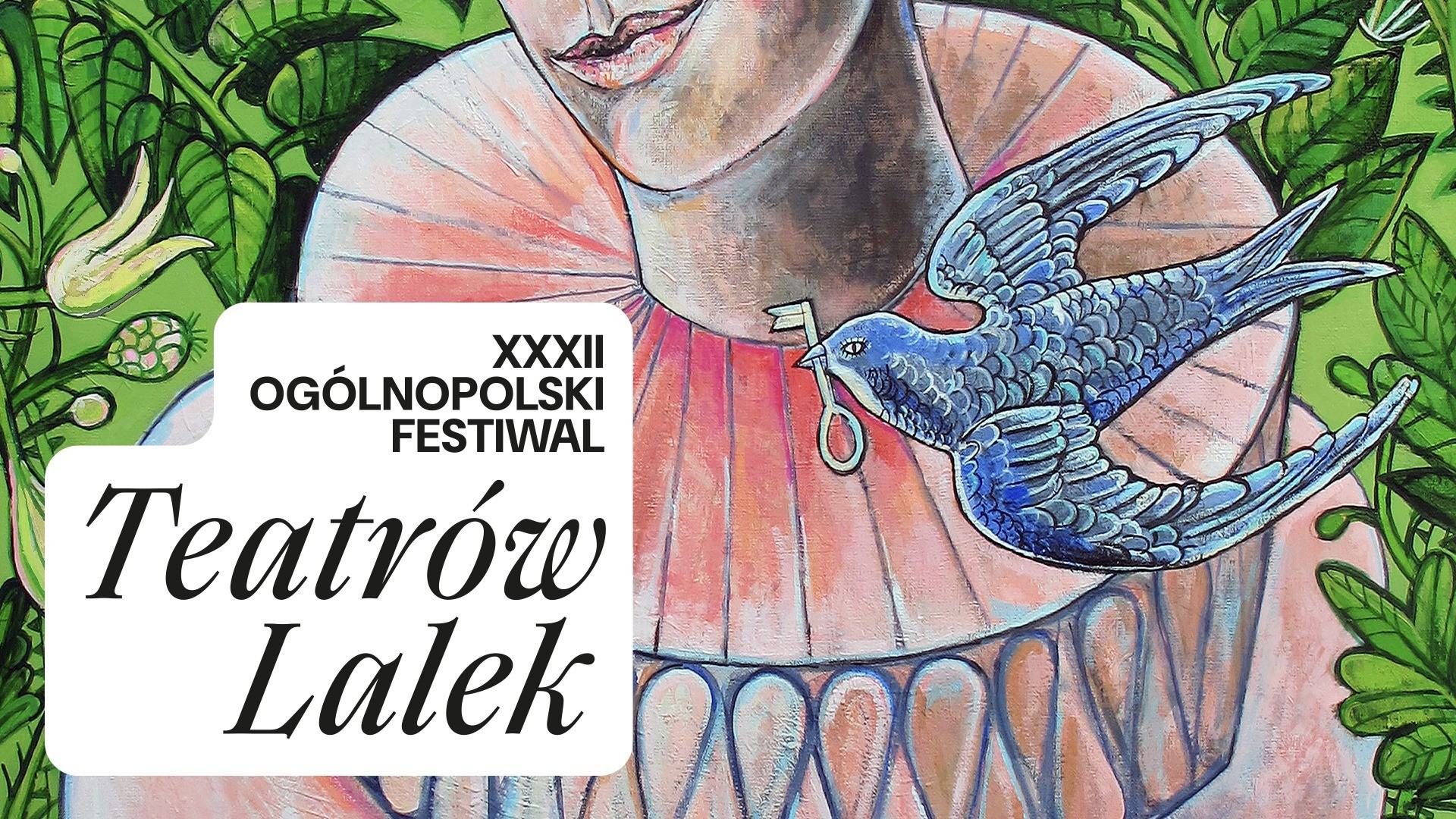 Grafika promująca festiwal, materiały Opolskiego Teatru Lalki i Aktora im. Alojzego Smolki