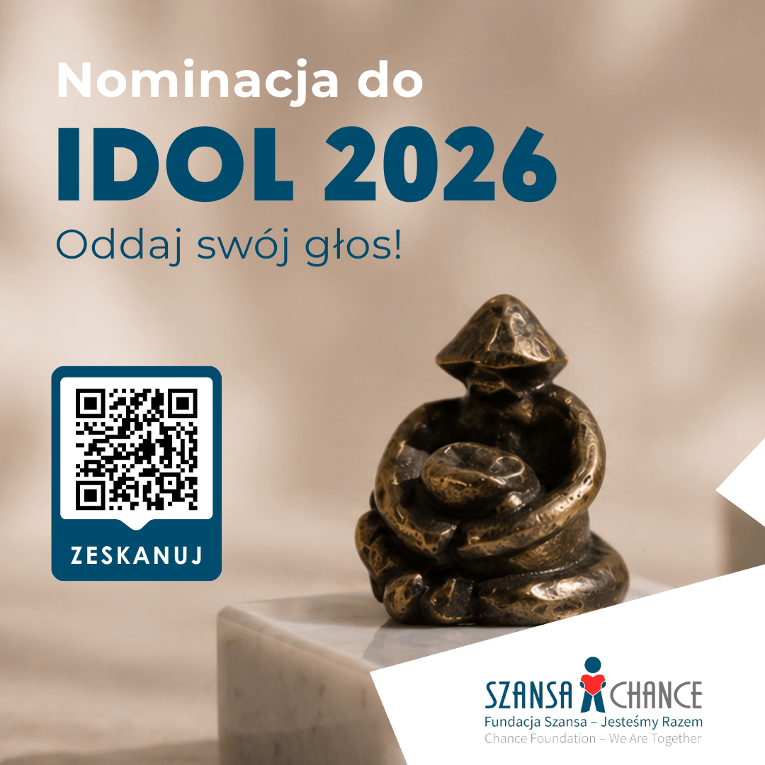 Fundacja Szansa - Jesteśmy Razem ogłosiła konkurs IDOL 2026 etap regionalny.