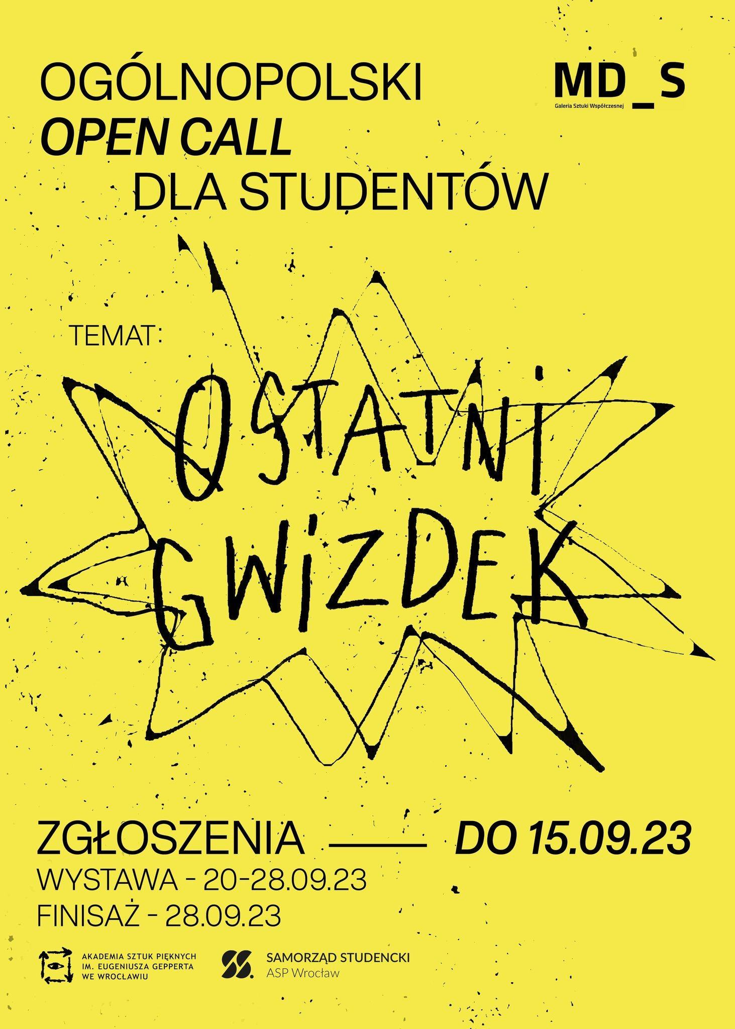 Plakat promujący wystawę Ostatni gwizdek