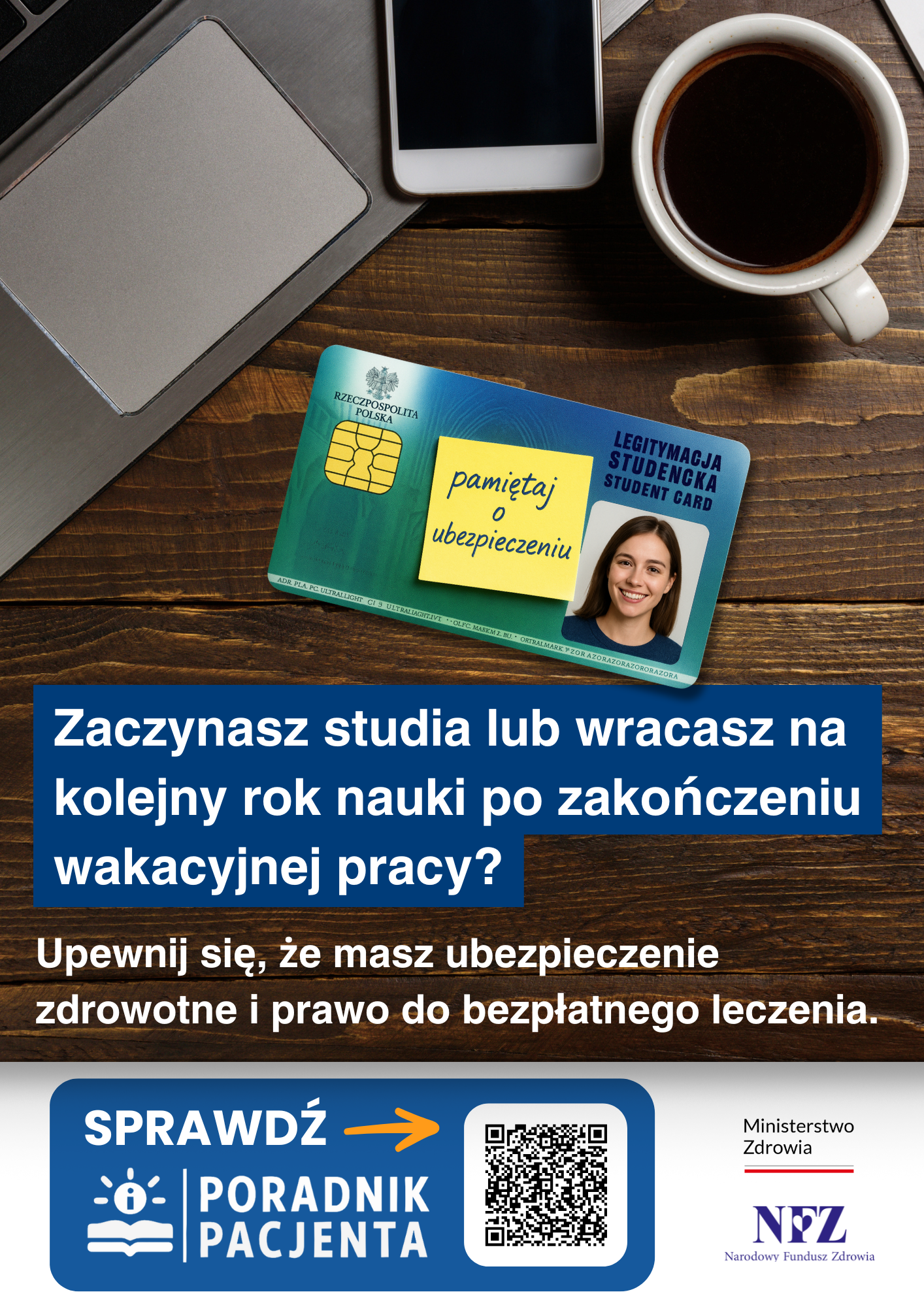 Studencie - pamiętaj o ubezpieczeniu zdrowotnym