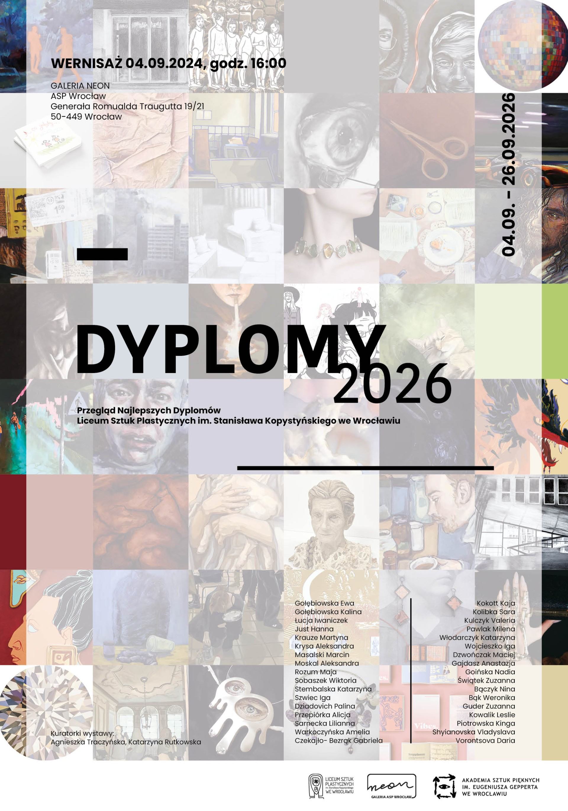 Najlepsze Dyplomy Liceum Sztuk Plastycznych im. Stanisława Kopystyńskiego we Wrocławiu