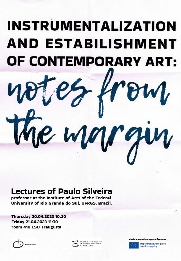 Plakat promujący wykłady Paulo Silveira