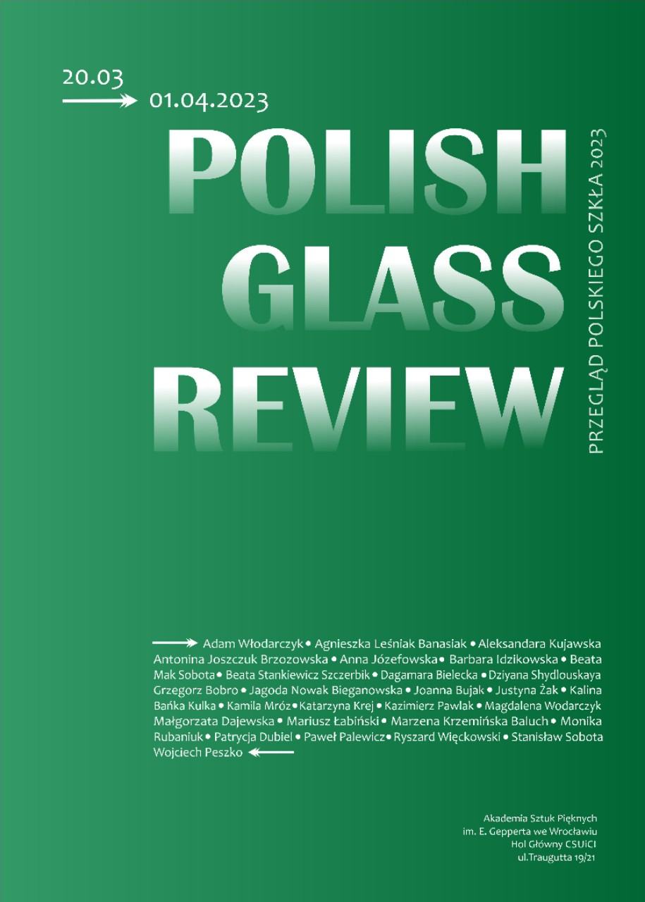 Plakat promujący wydarzenie Polish Glass Review