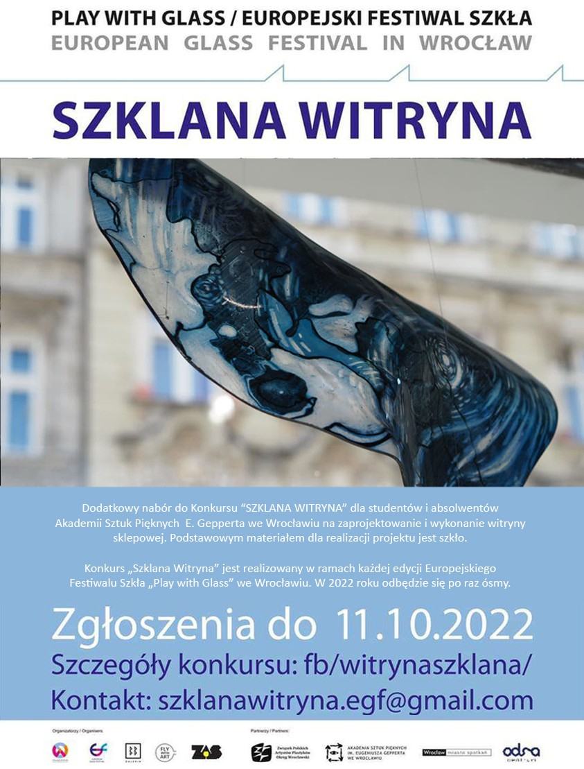 Plakat do konkursu Szklana witryna 2022