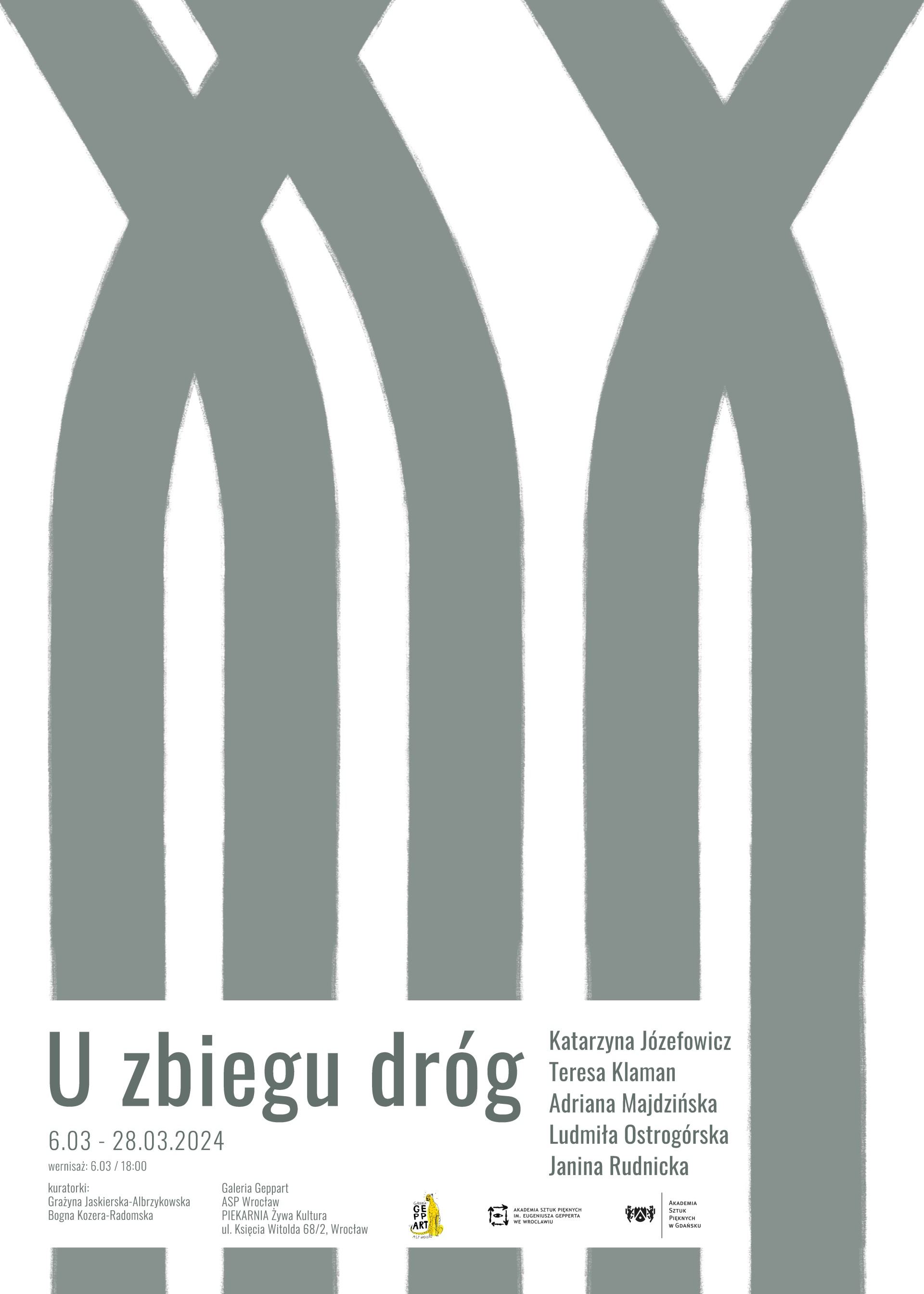 U zbiegu dróg_plakat