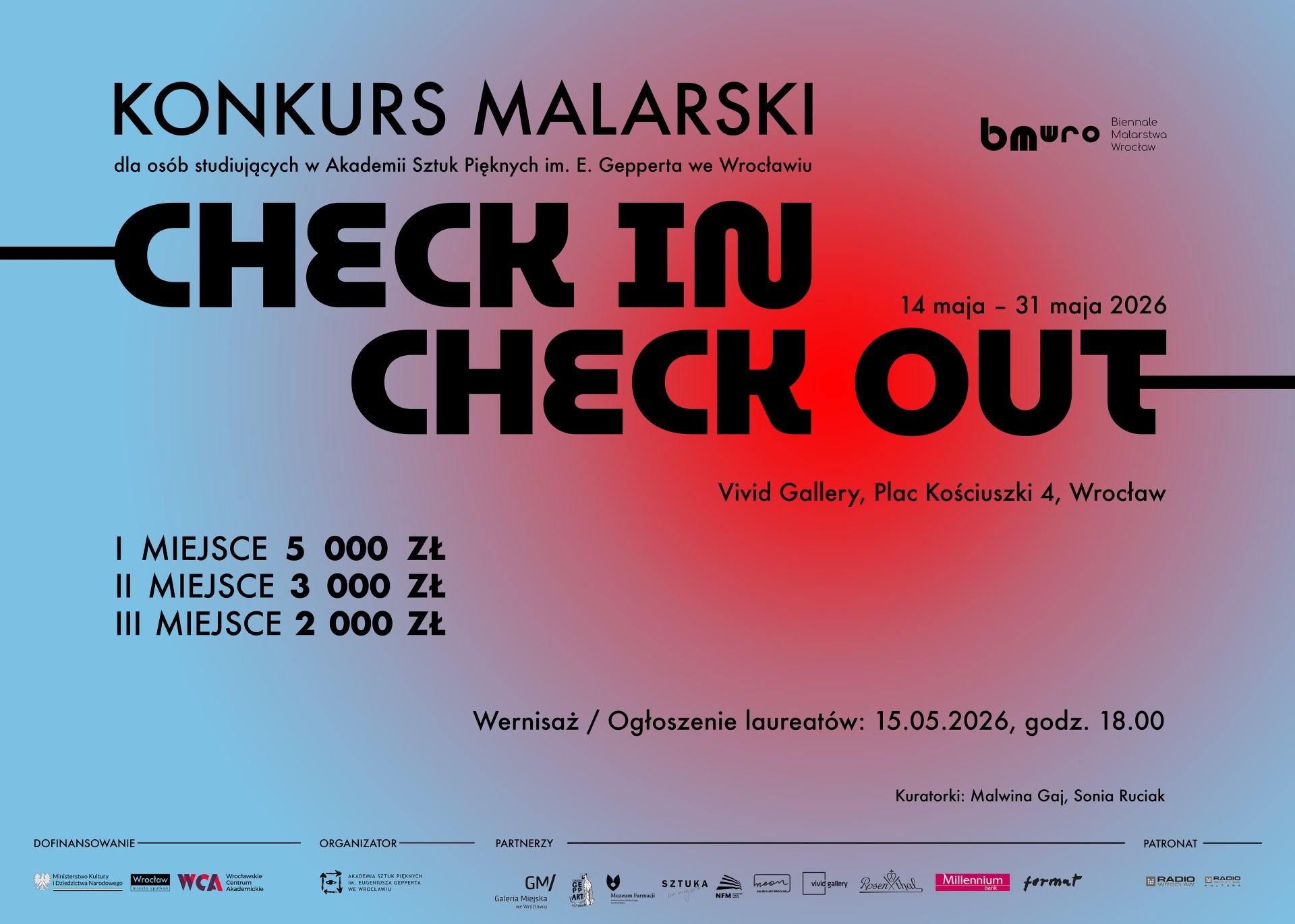Wyniki kwalifikacji do wystawy finałowej konkursu „check in / check out”
