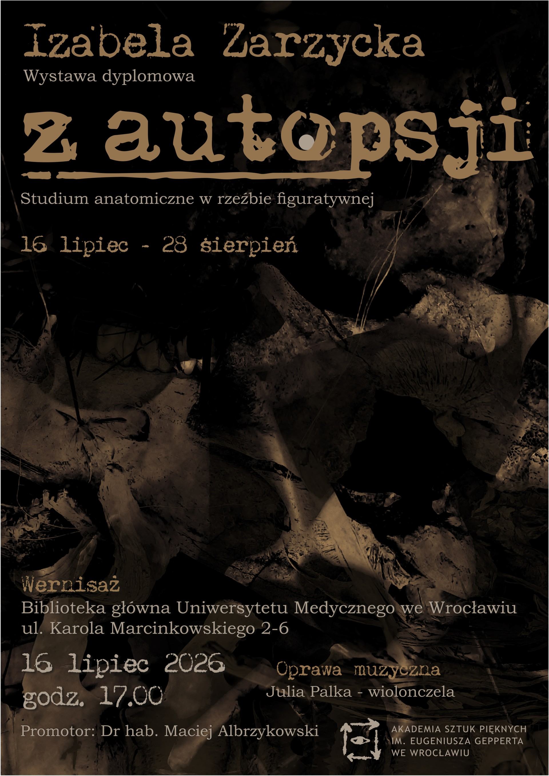 Izabela Zarzycka, Z autopsji – studium anatomiczne w rzeźbie figuratywnej