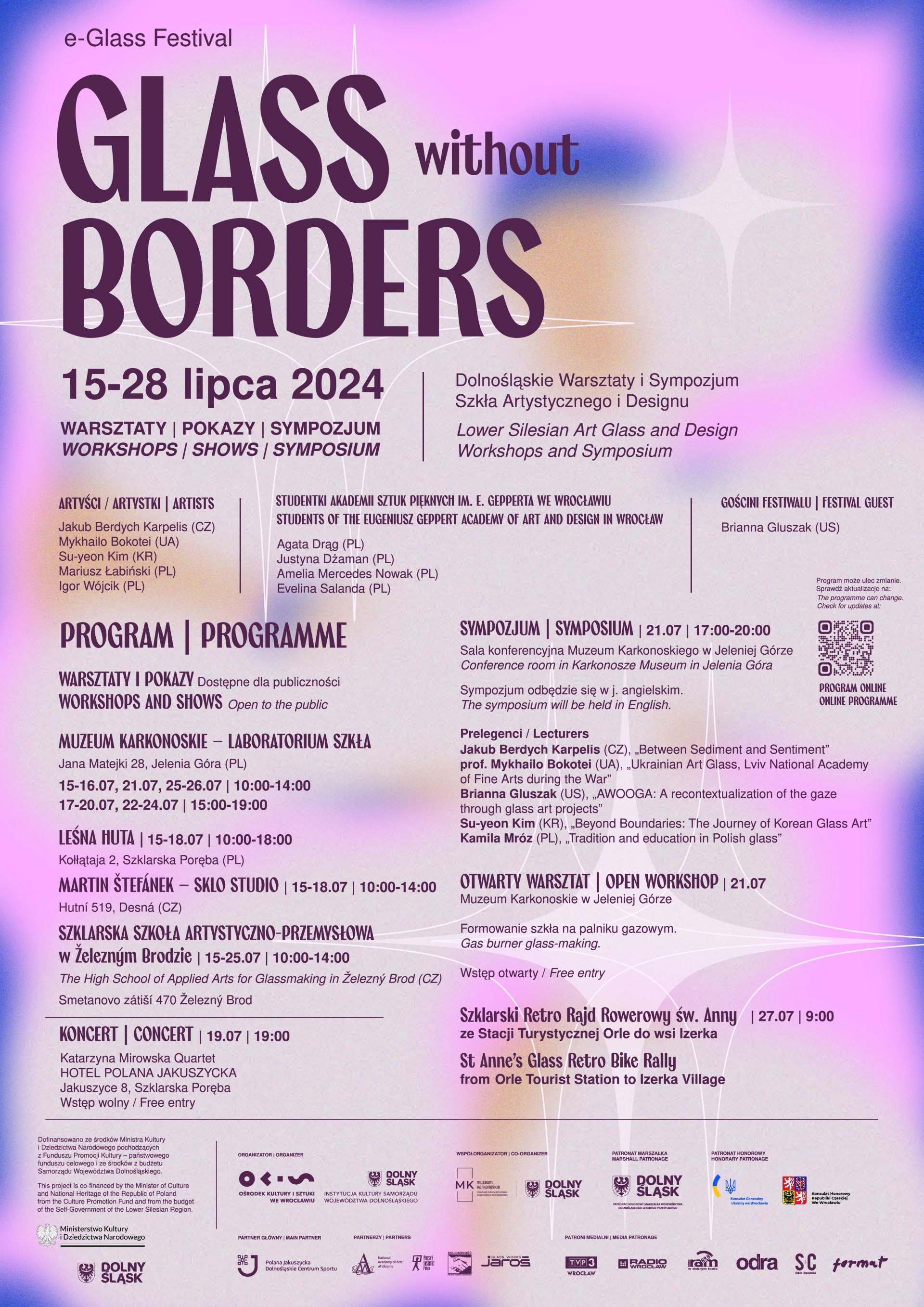 Glass without border plakat