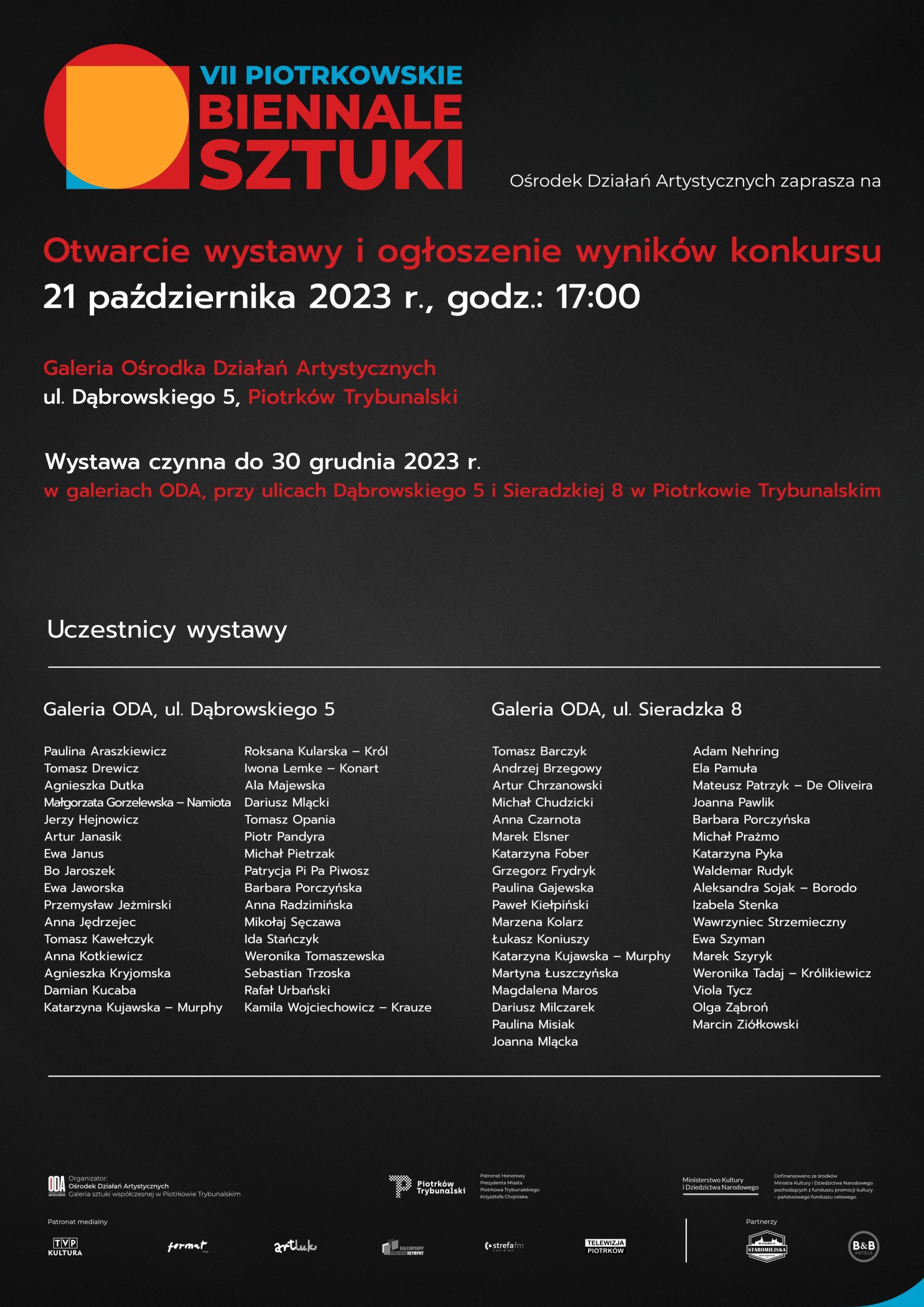 Piotrkowskie Biennale Sztuki 2023
