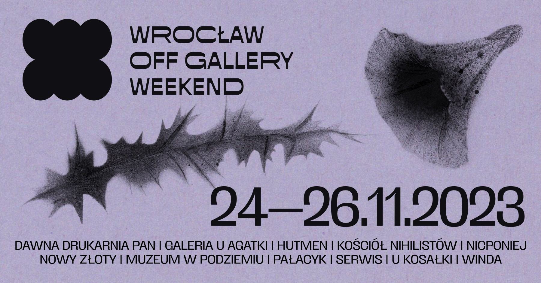 Wrocław Off Gallery Weekend