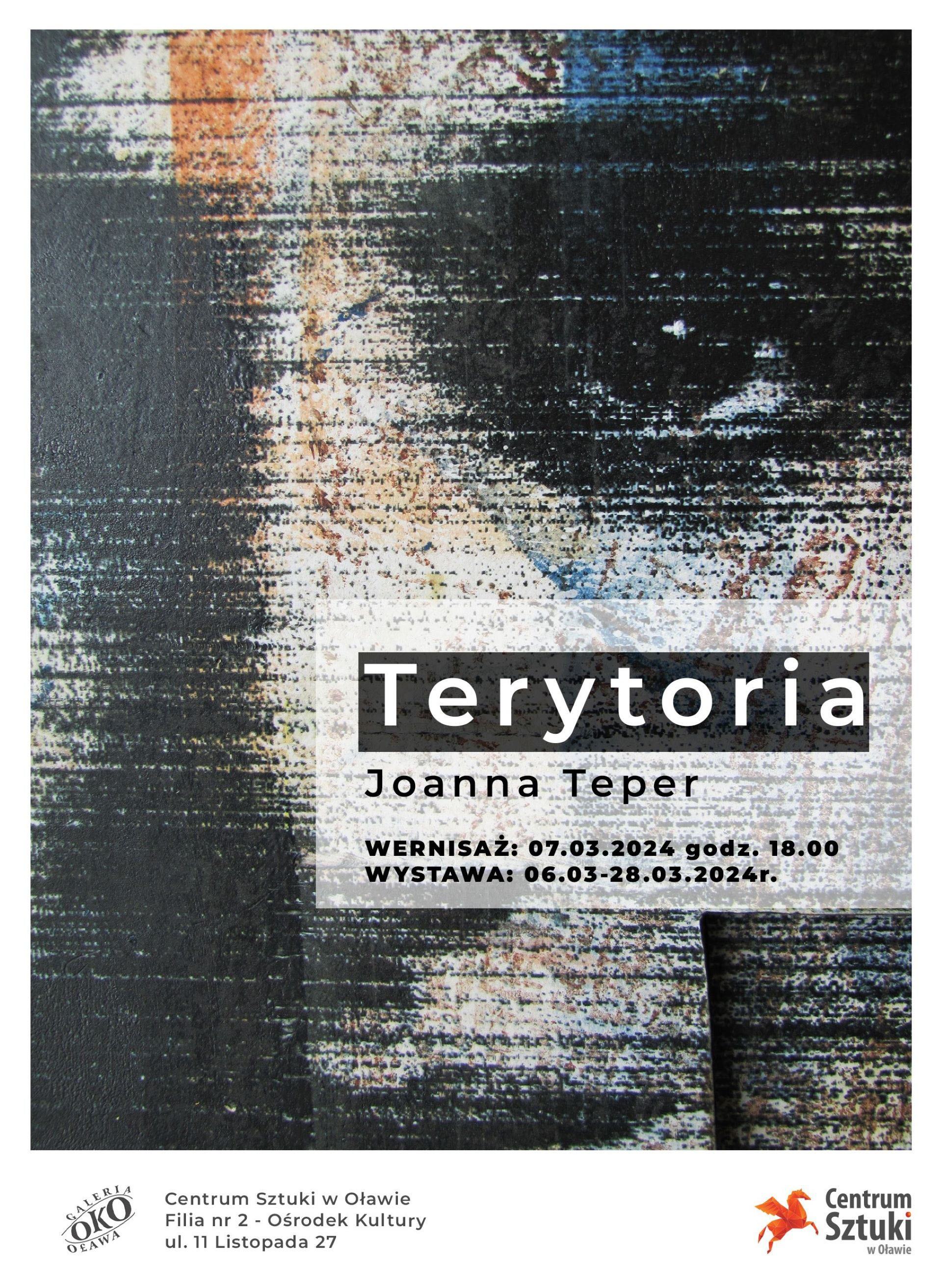 Joanna Teper, Terytoria