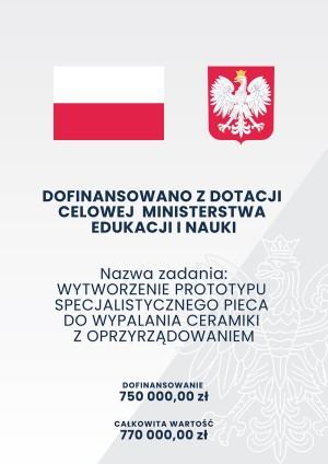 Wytworzenie prototypu specjalistycznego pieca do wypalania ceramiki z oprzyrządowaniem